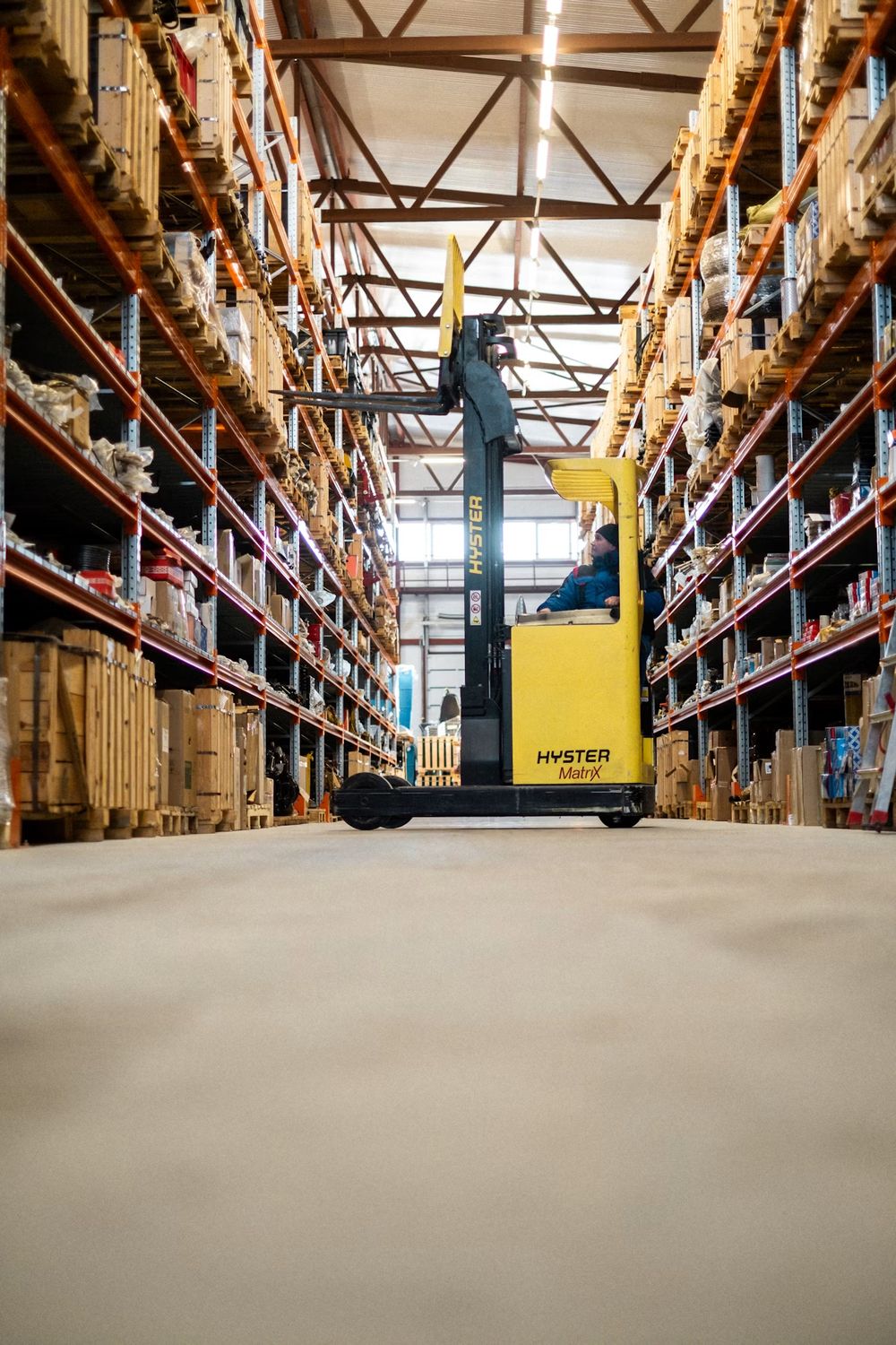 Warehouse operations at Top Trans Logistics